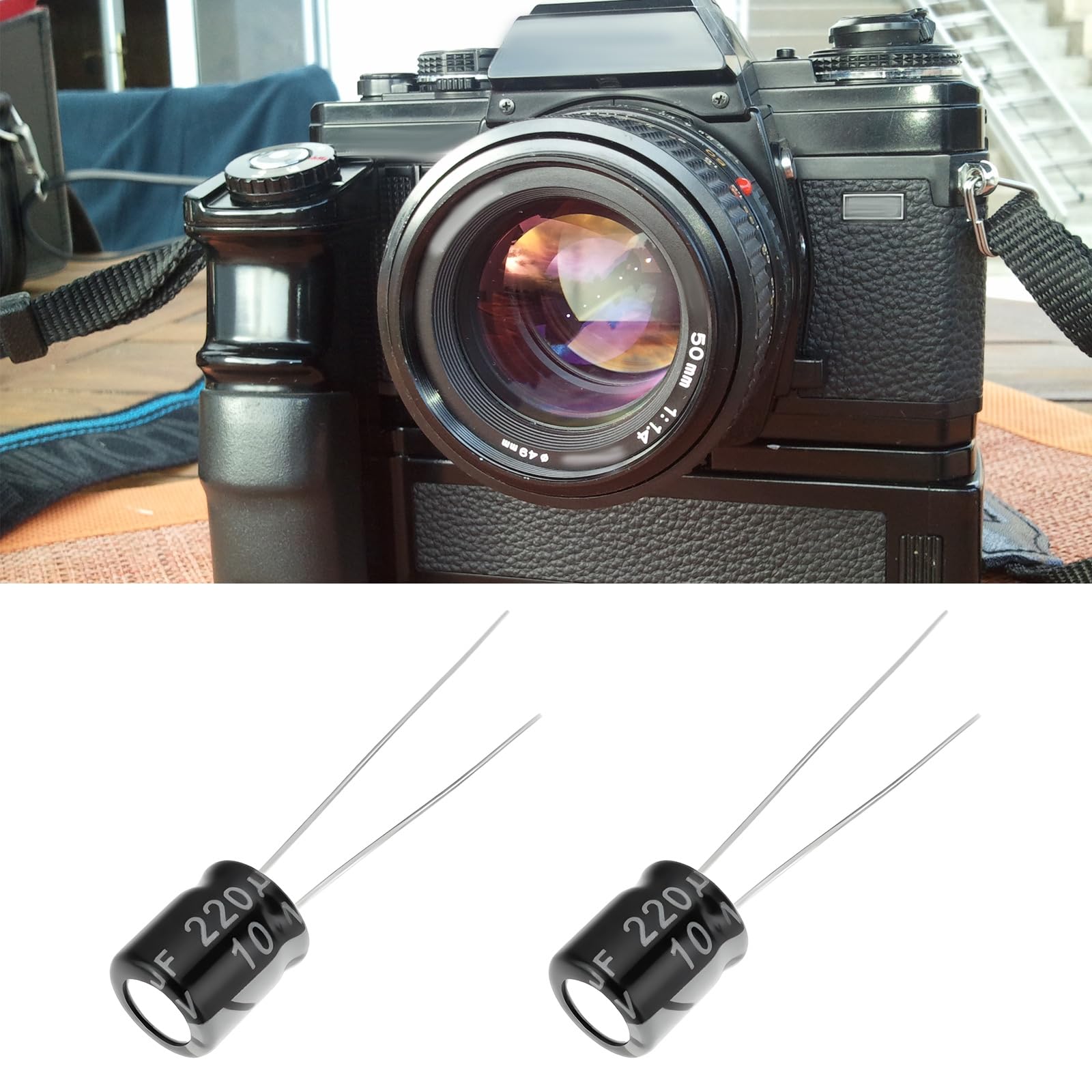 Amazon.com : OTOTEC 5pcs 10V 220uF Camera Shutter Release